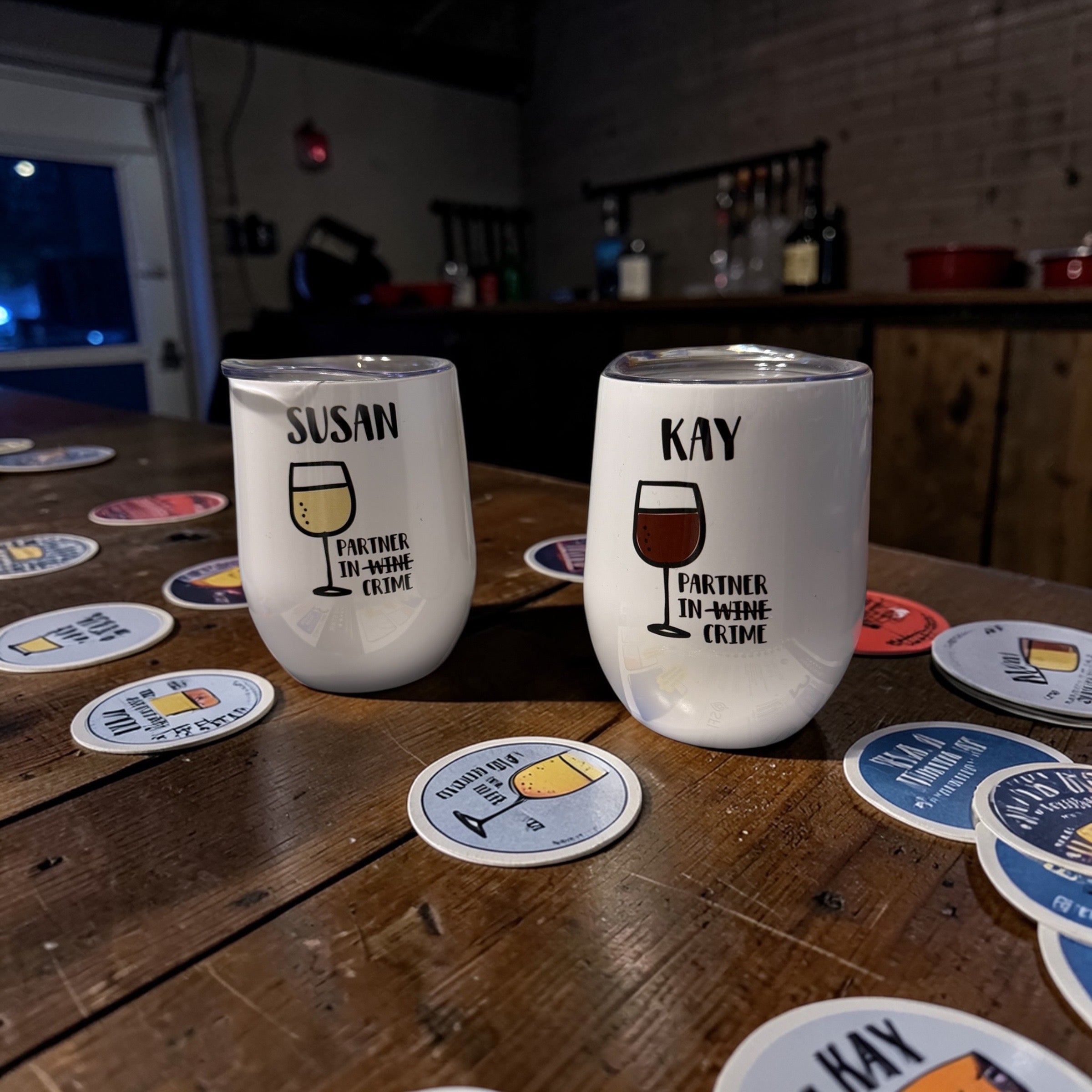 12 oz Stemless Wineglass